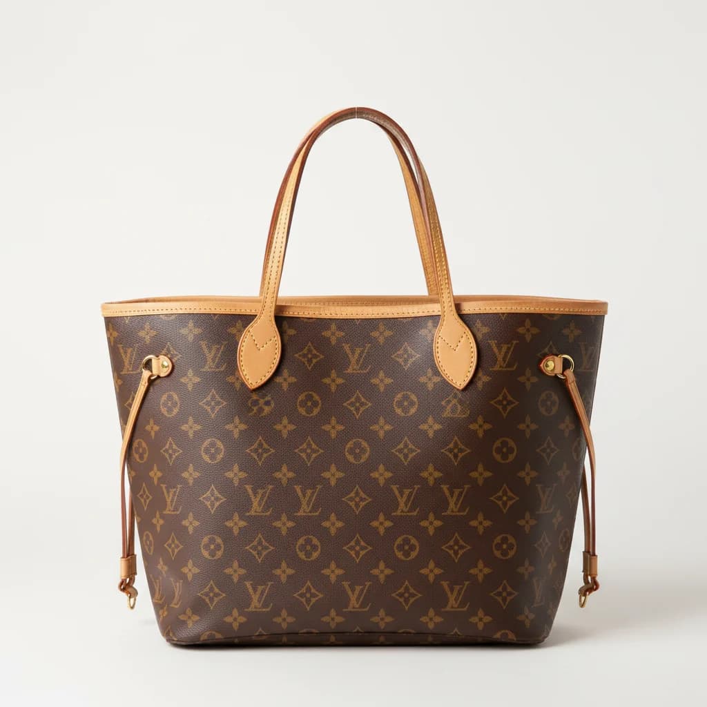 Louis Vuitton Neverfull — Henkel-Reparatur — Nachher